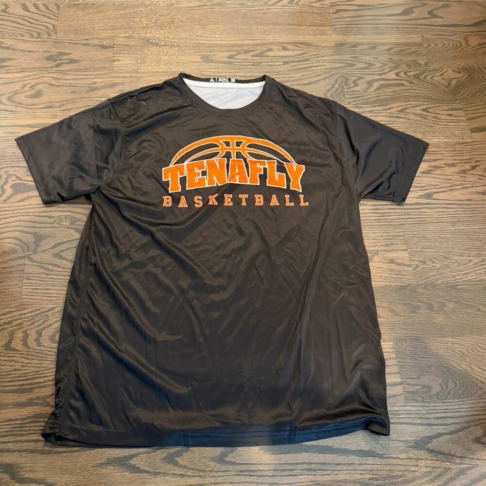 Champion Tenafly Basketball Performance T-Shirt Mens M Black Short Sleeve